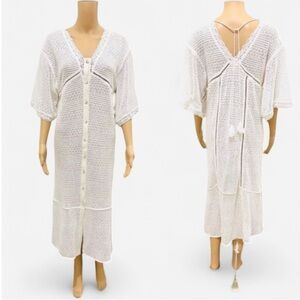 DR. Azhu Studio crochet maxi dress S